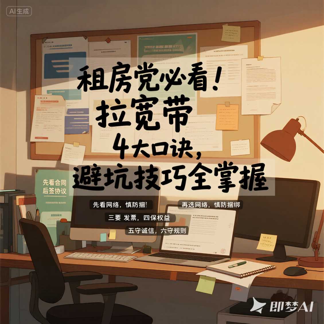 管城区租房党必看！拉宽带 4 大口诀，避坑技巧全掌握
