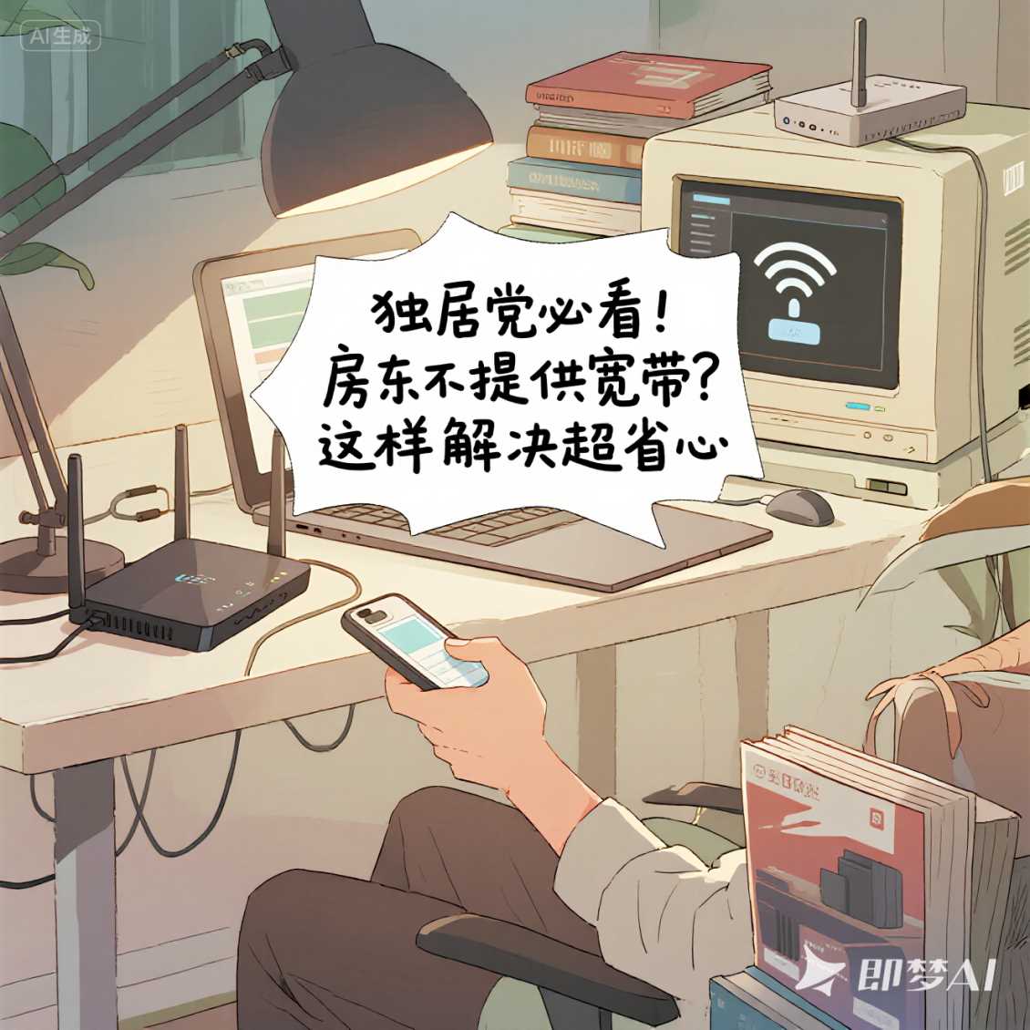 管城区独居党必看！房东不提供宽带？这样解决超省心