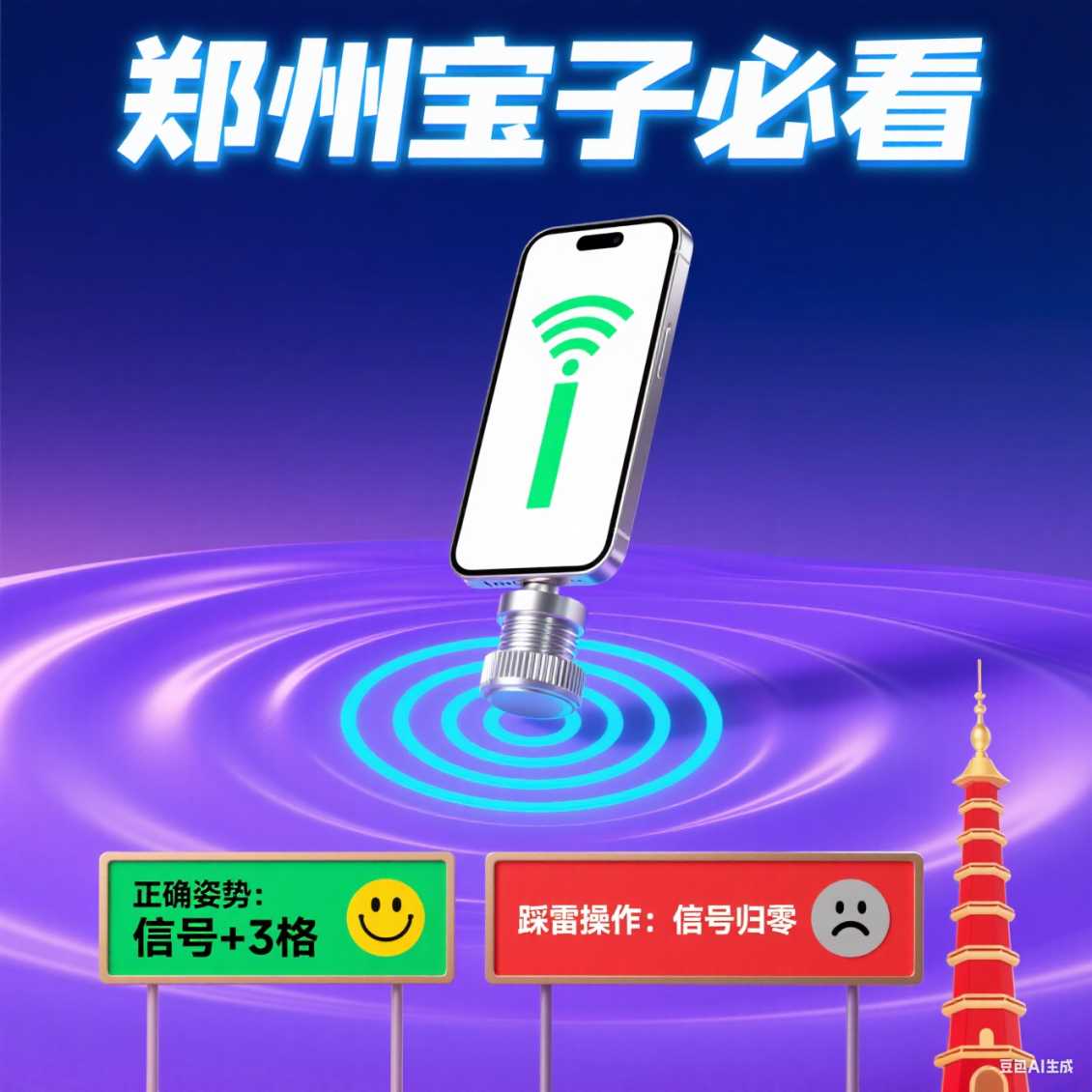 管城区宝子必看！手机信号增强器这样用，信号满格不踩坑